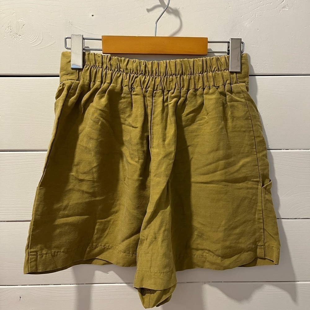 High-Waisted Mustard Shorts – Cokluch – XS - Picture 7 of 8